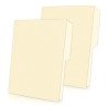 Folder manila tamaño carta. Color crema. Caja con 100 piezas.
